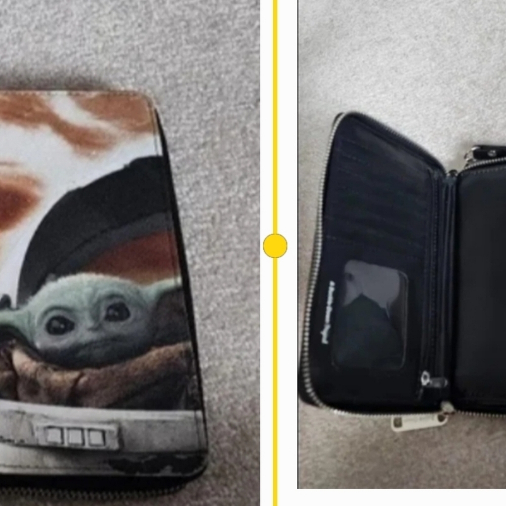 STAR WARS MANDALORIAN GROGU THE CHILD ZIPPERED WALLET